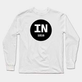 Indiana | IN 1816 Long Sleeve T-Shirt